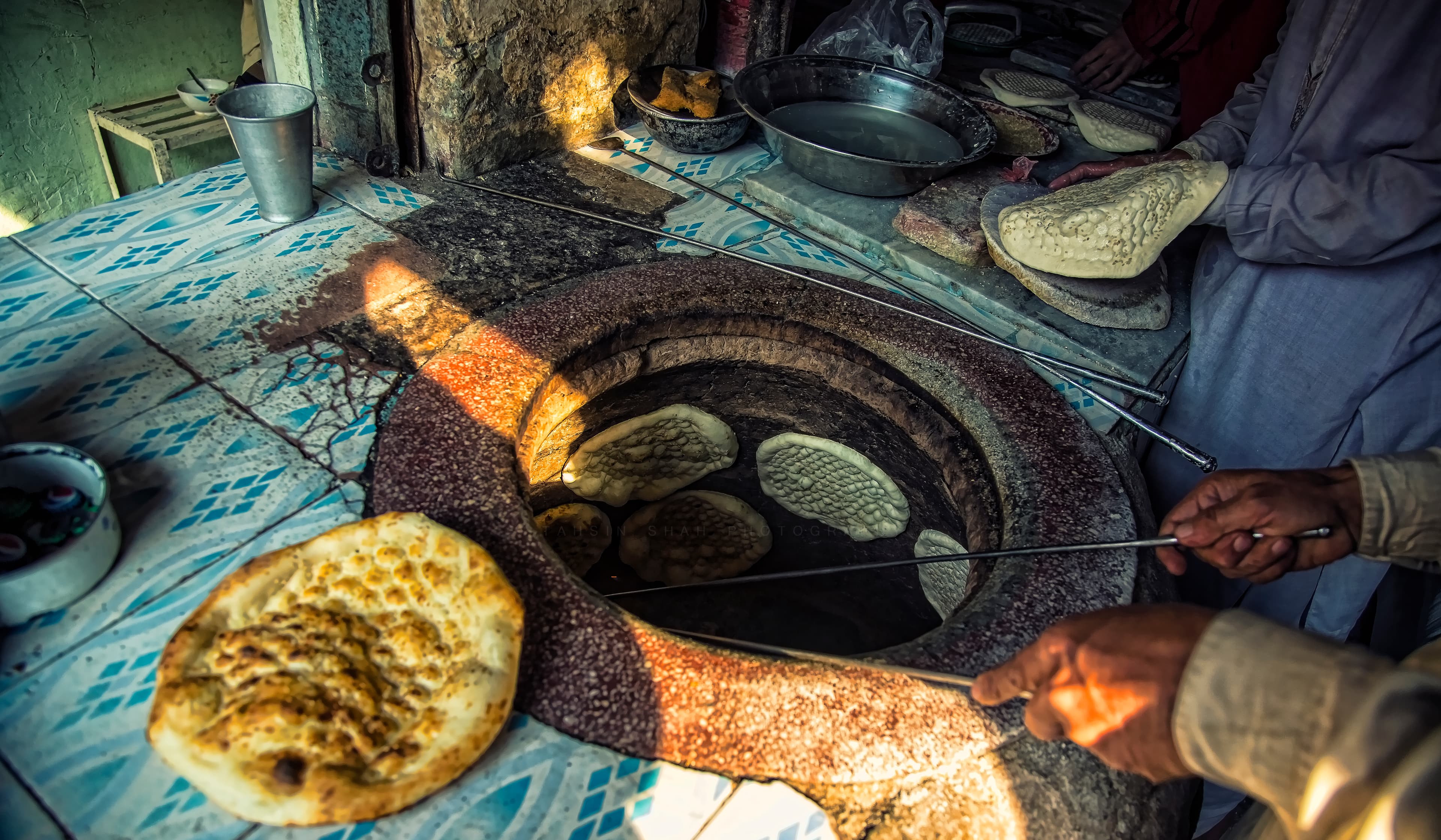Tandoor cooking and Lahori kitchen preparation for an event